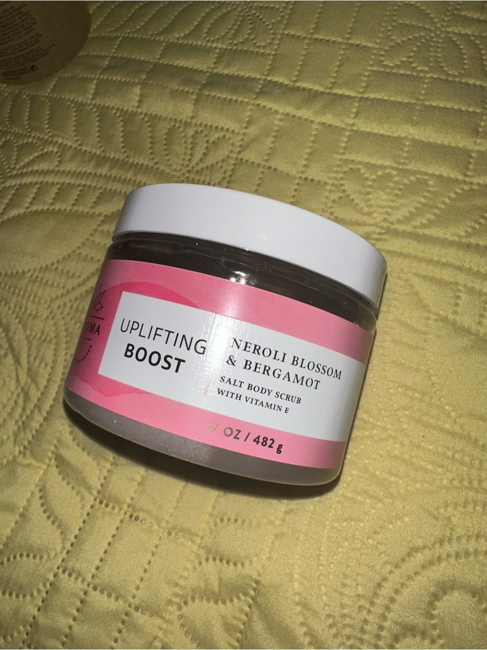 Uplifting Boost Neroli Blossom & Bergamot Salt Body Scrub - Pink
